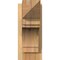 Ekena Millwork Merced Arts & Crafts Rough Sawn Outlooker, Western Red Cedar, 6"W x 14"D x 14"H OUT06X14X14MRC03RWR - alternate 4